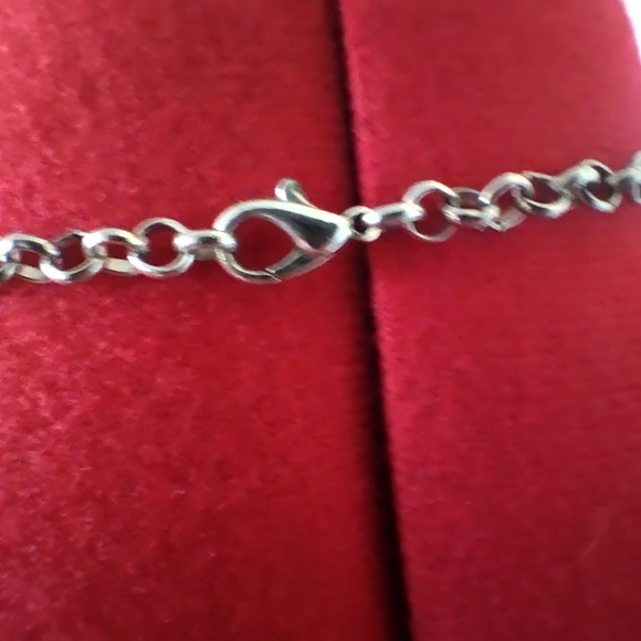 Necklace and Bracelet Set, Tiger's Eye,  champagne pearl and crystal elements - Picture 7 of 9